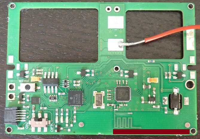 2.4GHz RF receiver with small DC motor control